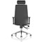 Onyx Ergo Leather Posture Chair with Headrest, Black