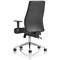 Onyx Ergo Leather Posture Chair, Black