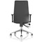 Onyx Ergo Leather Posture Chair, Black