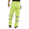 Beeswift Poly Cotton En471 Trousers, Saturn Yellow, 34S