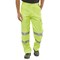 Beeswift Poly Cotton En471 Trousers, Saturn Yellow, 42T