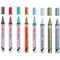 Pentel Paint Marker, Medium Bullet Tip, Assorted Metallic, Pack of 8