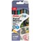 Pentel Paint Marker, Fine Bullet Tip, Assorted Metallic, Pack of 6