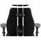 Chiro Plus Ergo Posture Chair with Headrest - Black