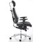 Chiro Plus Ultimate Leather Chair with Headrest, Black