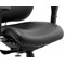 Chiro Plus Ultimate Leather Chair with Headrest, Black