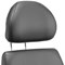 Chiro Plus Ultimate Leather Chair with Headrest, Black