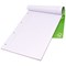 Pukka Pad Essentials Refill Pad, A4, Ruled with Margin, 160 Pages, Green, Pack of 4