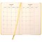 Pukka Pad 2024-25 Academic Diary, Week To View, 213mm x 133mm, Pastel Yellow