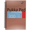 Pukka Pad Ruled Metallic Wirebound Executive Jotta Notepad 300 Pages A4+ Copper (Pack of 3)7019-MET