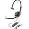 Poly Blackwire 3210 Monaural USB-C Headset +USB-C/A Adapter 8X214AA