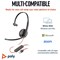 Poly Blackwire 3210 Monaural USB-C Headset +USB-C/A Adapter 8X214AA