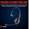 Poly Blackwire 3210 Monaural USB-C Headset +USB-C/A Adapter 8X214AA