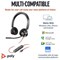 Poly Blackwire 3320 Stereo USB-C Headset +USB-C/A Adapter 8X219AA