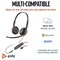 Poly Blackwire 3225 Stereo USB-C Headset +3.5mm Plug +USB-C/A Adapter 8X229AA