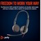 Poly Blackwire 3225 Stereo USB-C Headset +3.5mm Plug +USB-C/A Adapter 8X229AA