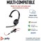 Poly Blackwire 5210 Monaural USB-C Headset 8X230AA