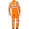 Beeswift Railspec Coveralls With Reflective Tape, Orange, 44T