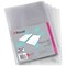 Rexel A4 Nyrex 80 Twin Wallet, 2 Vertical Inside Pockets, Clear, Pack of 25