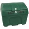 Slingsby Heavy Duty Salt and Grit Bin without Hopper Feed with Hasp, 200 Litre, Green