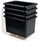 Recycled Container Truck Poly Tapered Sided Black 329063