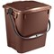 Solid Walled Kitchen Caddy, 10 Litre, Brown