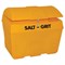 Slingsby Heavy Duty Salt and Grit Bin without Hopper Feed with Hasp, 400 Litre, Yellow