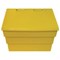 Mini Salt and Grit Bin, 50 Litre, Yellow