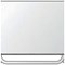 Fire Retardant Steel Sackholder Pedal Bin, 42 Litre, White Body with White Lid