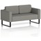 Brixworth 2 Seater Sofa, With Black Legs, In X2 Fabric, Number