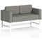 Brixworth 2 Seater Sofa, With White Legs, In X2 Fabric, Number