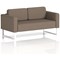 Brixworth 2 Seater Sofa, With White Legs, In X2 Fabric, Theory