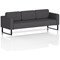 Brixworth 3 Seater Sofa, With Black Legs, In X2 Fabric, Arithmetic