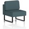 Brixworth Modular Seating Central Unit, With Black Legs, In X2 Fabric, Polygon