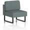 Brixworth Modular Seating Central Unit, With Black Legs, In Main Line Flax Fabric, Westminster