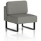 Brixworth Modular Seating Central Unit, With Black Legs, In Yoredale Fabric, Hardraw