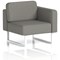 Brixworth Modular Seating Left Unit, With White Legs, In X2 Fabric, Number