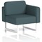 Brixworth Modular Seating Left Unit, With White Legs, In X2 Fabric, Polygon