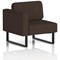 Brixworth Modular Seating Right Unit, With Black Legs, In Synergy Fabric, Wed