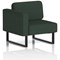 Brixworth Modular Seating Right Unit, With Black Legs, In Yoredale Fabric, Ingleton