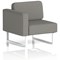 Brixworth Modular Seating Right Unit, With White Legs, In X2 Fabric, Number