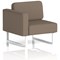 Brixworth Modular Seating Right Unit, With White Legs, In X2 Fabric, Theory