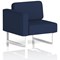 Brixworth Modular Seating Right Unit, With White Legs, In Synergy Fabric, Alike