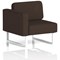 Brixworth Modular Seating Right Unit, With White Legs, In Synergy Fabric, Wed