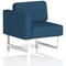 Brixworth Modular Seating Right Unit, With White Legs, In Sumi Fabric, Uto