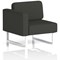 Brixworth Modular Seating Right Unit, With White Legs, In Yoredale Fabric, Leyburn