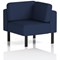 Brixworth Modular Seating Corner Unit, With Black Legs, In Synergy Fabric, Alike