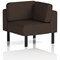 Brixworth Modular Seating Corner Unit, With Black Legs, In Synergy Fabric, Wed