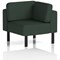 Brixworth Modular Seating Corner Unit, With Black Legs, In Yoredale Fabric, Ingleton