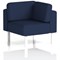 Brixworth Modular Seating Corner Unit, With White Legs, In Synergy Fabric, Alike